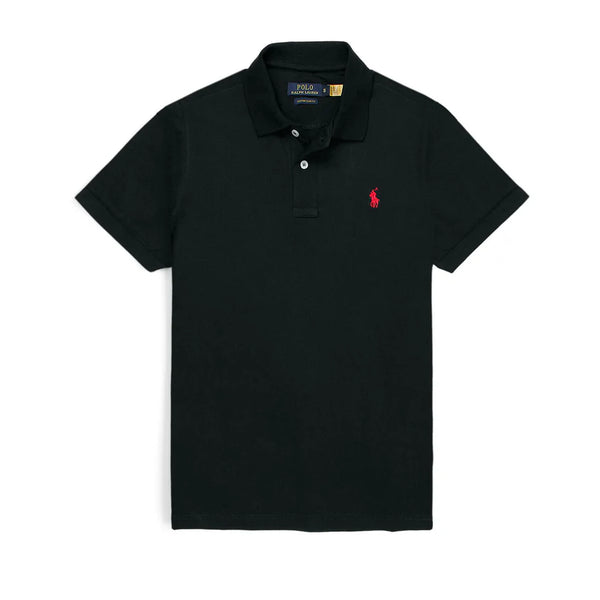 RL S Pony Black Polo Shirt