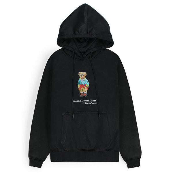 RL Bear Premium Black CL Hoodie
