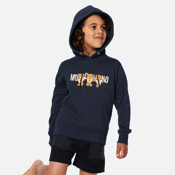 Moschino Premium Navy Hoodie